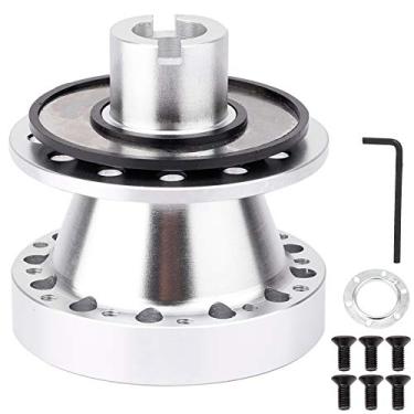Imagem de Senyar Adaptador de cubo de volante para conceder volantes, kit adaptador de liberação rápida de liga de alumínio Hub de volante de carro para Rsx/TL/EK/CR-V/para Civic/S2000