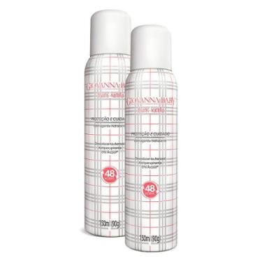 Imagem de Kit 2 Desodorante Aerosol Giovanna Baby Blanc Vanilla 150ml