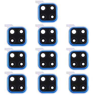 Imagem de HUANGYUNCHAO Acessórios telefônicos Tampa da lente da câmera 10 PCS para Huawei Nova 5i Pro Substituição do telefone celular