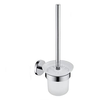 Imagem de Escova de banheiro de ouro escovado Escova de limpeza de aço inoxidável Escova sanitária de banheiro Escova de banheiro de parede Escova de cabo longo, Escova de banheiro A1