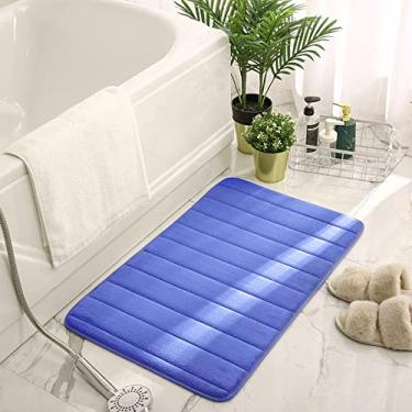 Imagem de SHENGANG Tapete Absorvente para Porta de Banheiro Tapete de Banheiro Tapete de Banheiro para Quarto Almofada de Pés Antiderrapante Tapete de Banheiro, 6,40x60cm