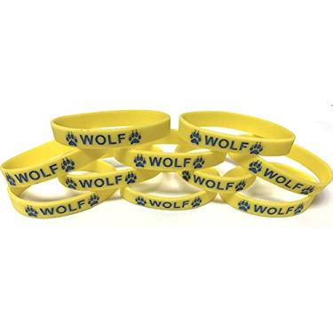 Imagem de Pulseira de silicone Cub Scout Wolf Pacote com 10