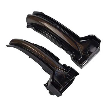 Imagem de Lente fumê dinâmica led espelho lateral luzes pisca indicador para Ford Focus Mk4 Ab Bj 2019-2020 (azul + amarelo)