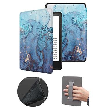 Imagem de Capa macia de 15 cm para Kindle 11ª geração, versão 2022 - não serve para Kindle Paperwhite de 11ª geração - Capa à prova d'água e à prova de quedas com função de despertar/hibernar automática