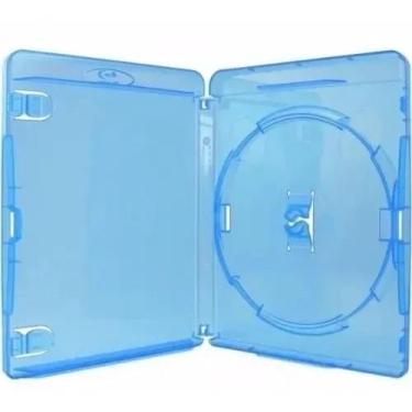 Imagem de 10 Estojo Capa Caixa Box Blu-Ray Azul Filme Jogos - Amaray