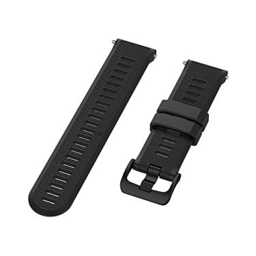 Imagem de C2D JOY Pulseira de liberação rápida compatível com Garmin Forerunner 955 (Solar) Pulseira de relógio de substituição também para 945 LTE/745 – Pulseira de silicone, regular (30#)
