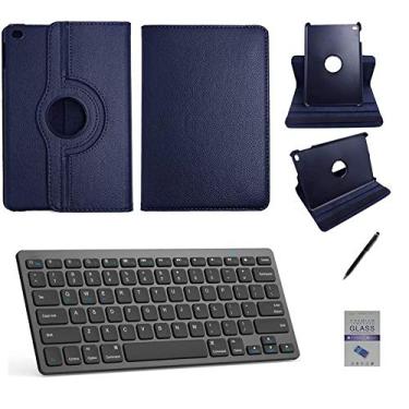 Imagem de Kit Capa 360/Can/Pel/Teclado iPad Mini 5-7.9" Azul