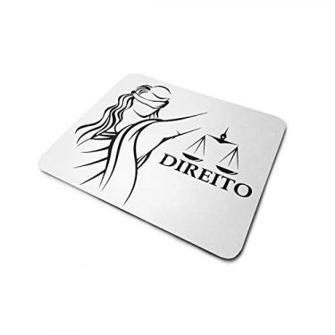 Imagem de Mouse Pad Curso Direito Branco