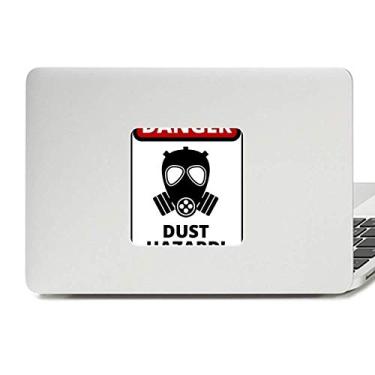 Imagem de Símbolo de perigo de poeira placas de aviso decalque vinil paster laptop decoração PC
