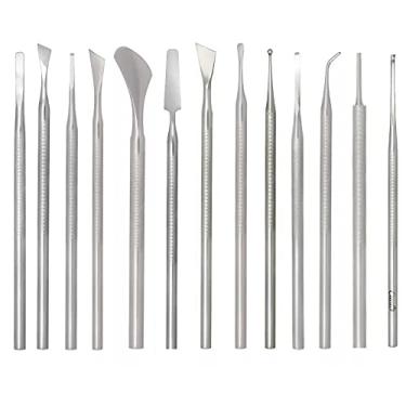 Imagem de KIT BISTURI PARA PODOLOGIA 13 INSTRUMENTAIS INOX SANTA CLARA