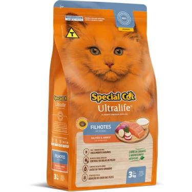 Imagem de Ração Special Cat Ultralife Filhotes Salmão e Arroz 3kg