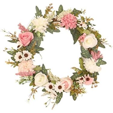 Imagem de Coroas De Flores Ricas Coroas De Flores Bonitas E Realistas Feitas À Mão Para Festas De Fim De Ano Em Casa Guirlandas De Porta Da Frente,champanhe,incomparable123