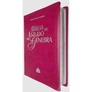 Imagem de Bíblia de Estudo de Genebra - capa macia pink