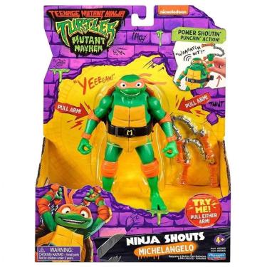 Imagem de As Tartarugas Ninja Boneco Deluxe Michelangelo de 14CM SUNNY 3671