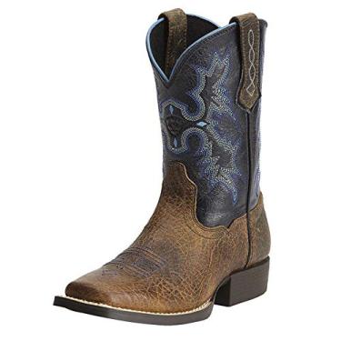 Imagem de Bota caubói infantil Tombstone Western, Earth/Black, 3 Big Kid