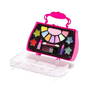 Imagem de Maleta de maquiagem infantil, com paleta de sombras, gloss e batons