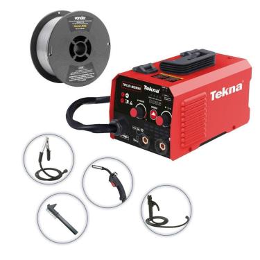 Imagem de Inversora Solda Tekna-Migmma Tw120I Profission + Arame 220V