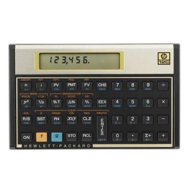 Imagem de Calculadora Financeira Hp 12C Gold, 120 Funcoes, Visor Lcd, Rpn E Alg