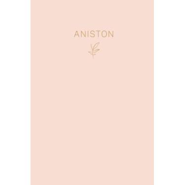Imagem de Aniston: Diário de caderno de escrita forrado com nome personalizado | diários de presente com nome personalizado mínimo | 15 x 23 cm | 130 páginas |
