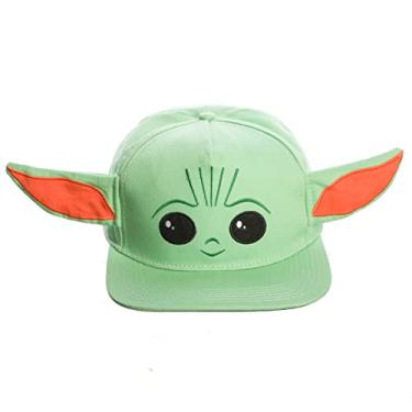Imagem de Boné snapback Star Wars The Mandalorian Grogu, Yoda para Bebês, tamanho �nico