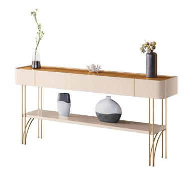 Imagem de Aparador Para Sala De Estar 160 cm Ágata H01 Off White - Cinamomo Clique Chique