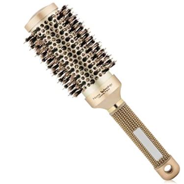 Imagem de Round Brush for Blow Drying, Hair Brush With Boar Bristle, Nano Thermal Ceramic Barrel Ionic Tech Hair Brush, for Styling,Curling and Straightening (3 Inch, Barrel 1.7 Inch)