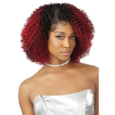 Imagem de Outre Synthetic Melted Hairline Hd Lace Front Wig - Swirl110 (Color:DR2 VANILLA COCOA)