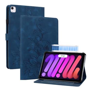 Imagem de KEFBWAO Capa para iPad Air de 11 polegadas M2 2024, iPad Air 6ª geração/iPad Air 5ª geração 2022/Air 4ª 2020 10,9 polegadas, ativar/hibernar automaticamente, compatível com Pencil Pro e Pencil