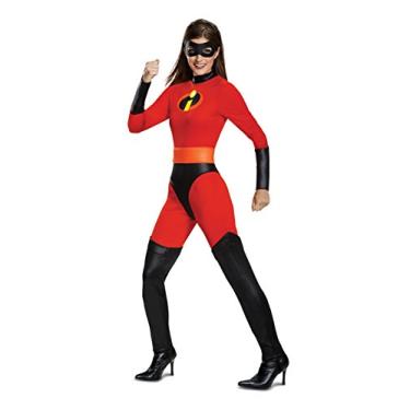 Imagem de Disguise Fantasia feminina clássica para adultos Mrs. Incredible, Vermelho, S (4-6)