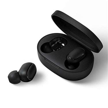 Imagem de CNmuca Fone de ouvido Airdots sem fio BT 5.0 fone de ouvido fone de ouvido estéreo com base de carregamento Fones de ouvido intra-auriculares pretos