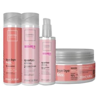 Imagem de Kit Cadiveu Essentials Quartzo Shine e Bye Bye Frizz - 4 Produtos-Unissex