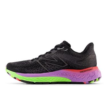 Imagem de New Balance Fresh Foam X 880 V12 masculino, Preto/verde pixel/roxo elétrico, 39