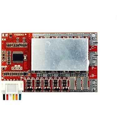 Imagem de Placa de proteção PCB BMS de célula de bateria de lítio 4S 50A com equilíbrio 3,7V 18650