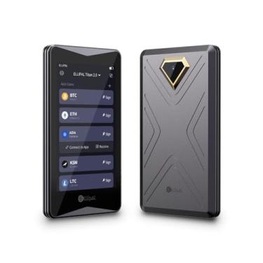 Imagem de ELLIPAL Titan 2.0 Crypto Cold Wallet, 100% offline, Air-gapped - Carteira segura para mais de 10.0000 moedas, tokens e NFTs