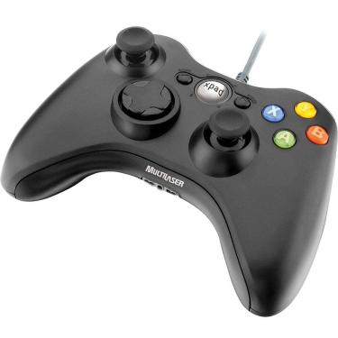 Imagem de Controle Multilaser JS063 com Fio Dual Shock PC e XBox360