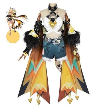 Imagem de Xilonen Cauda Cosplay Fantasia Roupas Genshin Role Playing Acessórios Conjunto Completo