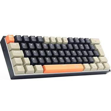 Imagem de Teclado Gamer Redragon Lakshmi Laranja+ Preto+ Cinza