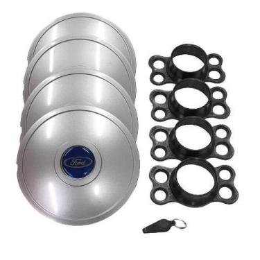 Imagem de Calotas Miollo Ford Versales Aro 14 91/96 Tradicional Prata