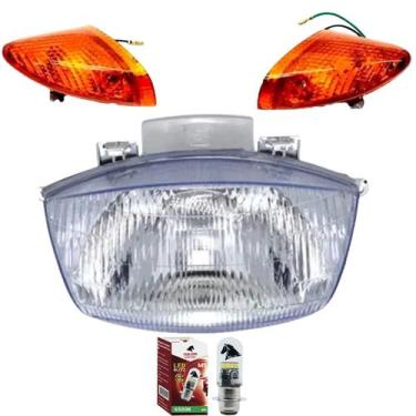 Imagem de Bloco Optico, Pisca, Lâmpada Led Biz 100 1998 Até 2005 - Plasmoto