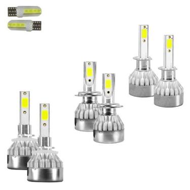 Imagem de Kit ultra led kia cerato 2014/2016 20000 lúmens 6500k (h1h7h27) - canc