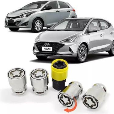 Imagem de Trava Parafuso Porca Antifurto De Rodas Hyundai Hb20 todos anos - GUAR