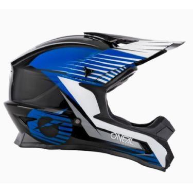 Imagem de Capacete Oneal 1Series Stream - Azul/Preto, 55/56 (P)