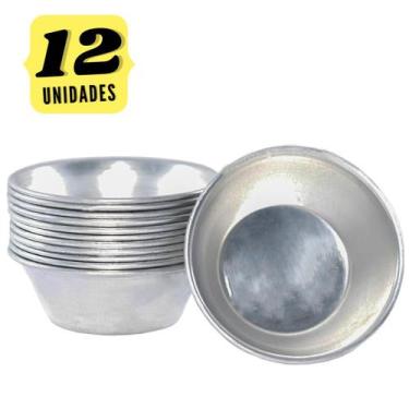 Imagem de Forma Empadão Goiano Jogo Com 12 Tortinha Grande N 10 - Mania de Alumí