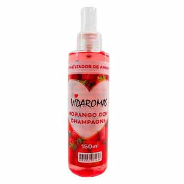 Imagem de Aromatizador Spray Vidaromas 150 ml Morango Com Champanhe - Artlimp