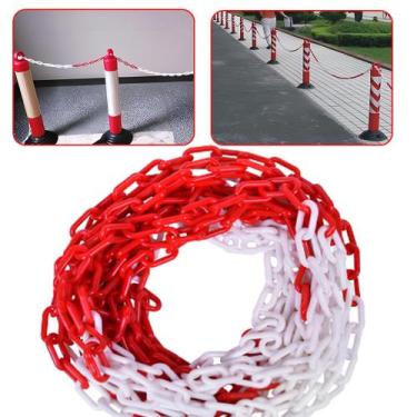 Imagem de Corrente Plástica 10 Metros Perfeita para Isolar, Organizar e Marcar E