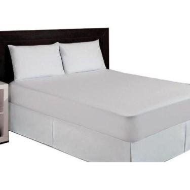 Imagem de Protetor De Colchão Casal Queen Impermeável Antiácaro Elástico Hotel -