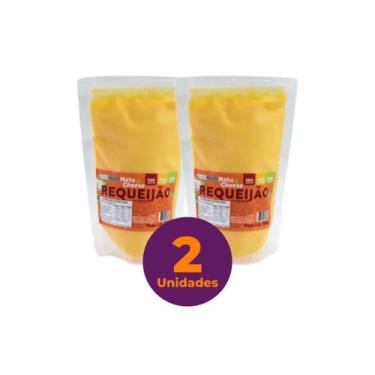 Imagem de Kit c/ 2 Queijo Vegetal Tipo Requeijão Cheddar NatuCheese 180g