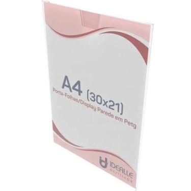 Imagem de 1 Display Expositor Porta Papel Folha A4 Petg De Paredes - LRP