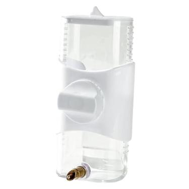 Imagem de ＡＷＨＡＯ Bebedor de Pássaros para, Dispensador de água Conveniente para Pássaros, Capacidade de 300ml para Pássaros Médios E Pequenos, Suprimentos Par, branco, Tamanho real