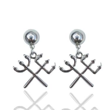 Imagem de Brinco Guardiões Exú e Pomba Gira - Balaio de Santo